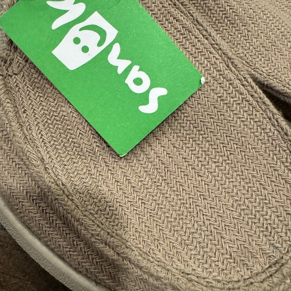 Sanuk Men's Pick Pocket Hemp Natural Tan - Slip On Shoe - Picture 2 of 6